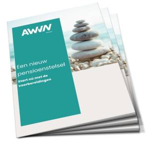Voorkant brochure pensioen start nu met de voorbereidingen
